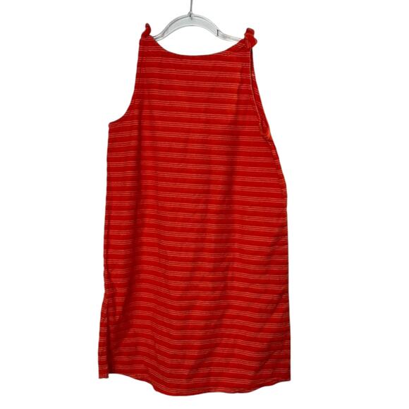 Hanna Andersson Red & White Stripe Knot Tank Dress GIrl's Size 12 - Picture 8 of 8